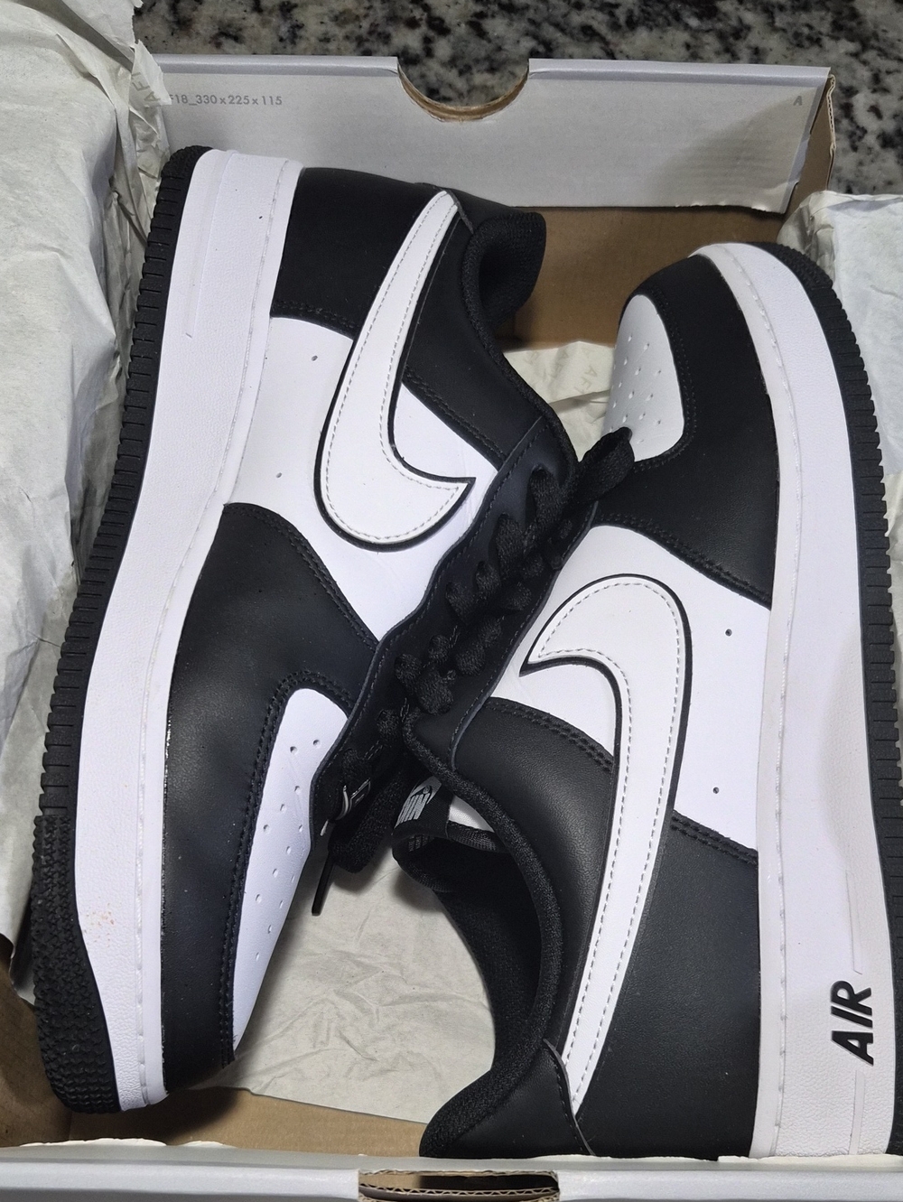 Nike Air Force 1 '07 Low — Black/White Men’s Sneakers